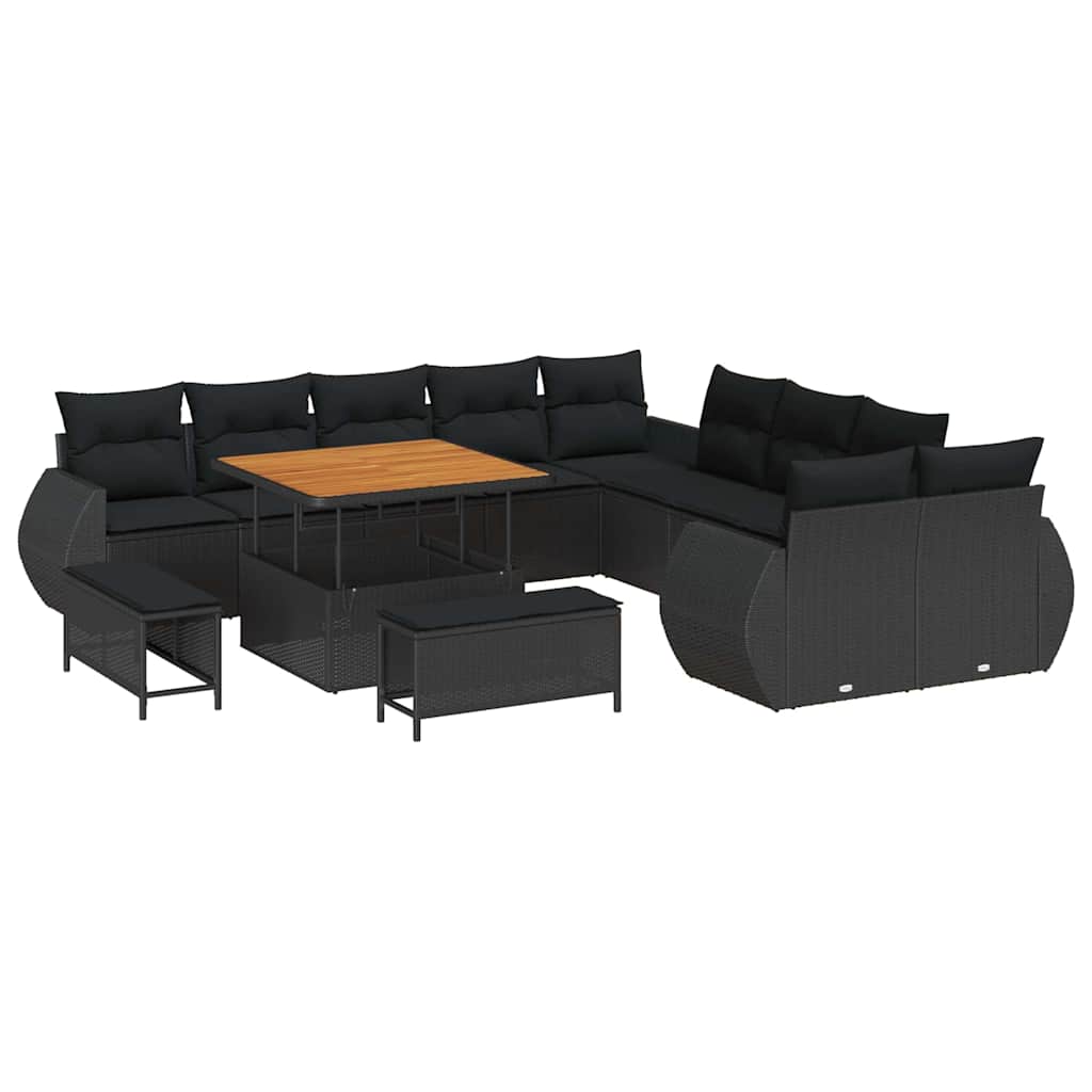 Tuin Sofa Set 13 Pcs Poly Rattan