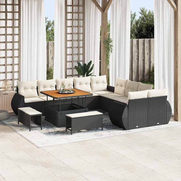 Tuin Sofa Set 13 Pcs Poly Rattan