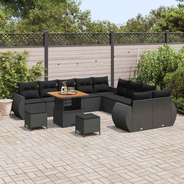 Tuin Sofa Set 13 Pcs Poly Rattan
