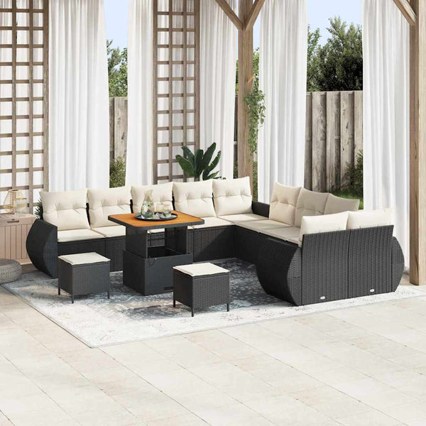Tuin Sofa Set 13 Pcs Poly Rattan