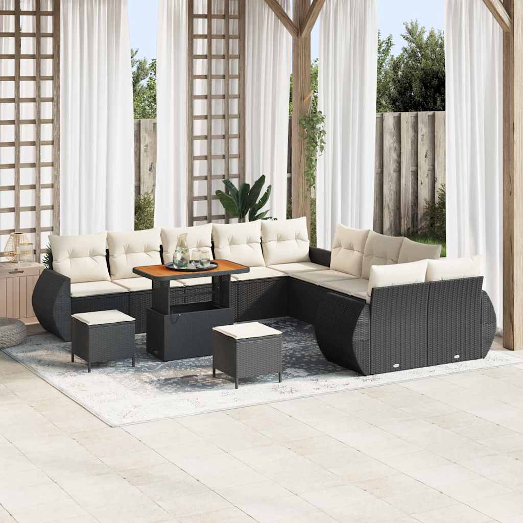 Tuin Sofa Set 13 Pcs Poly Rattan