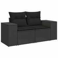 Tuin Sofa Set Met Opslag 9 Pcs Poly Riet