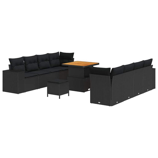 Tuin Sofa Set 11 Pcs Poly Rattan