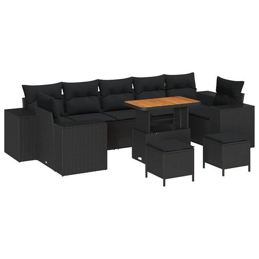 Tuin Sofa Set 10 Pcs Poly Rattan