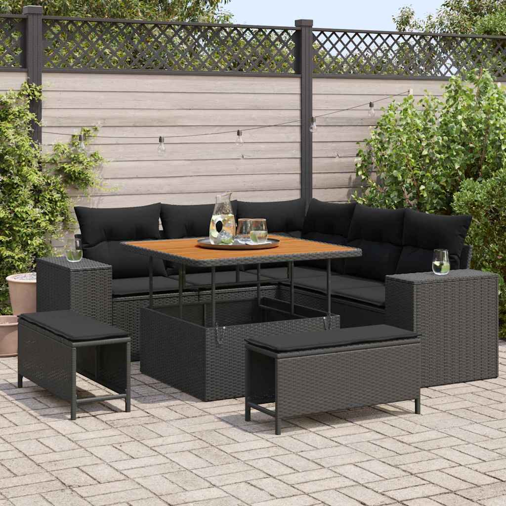 Tuin Sofa Set 8 Pcs Poly Rattan