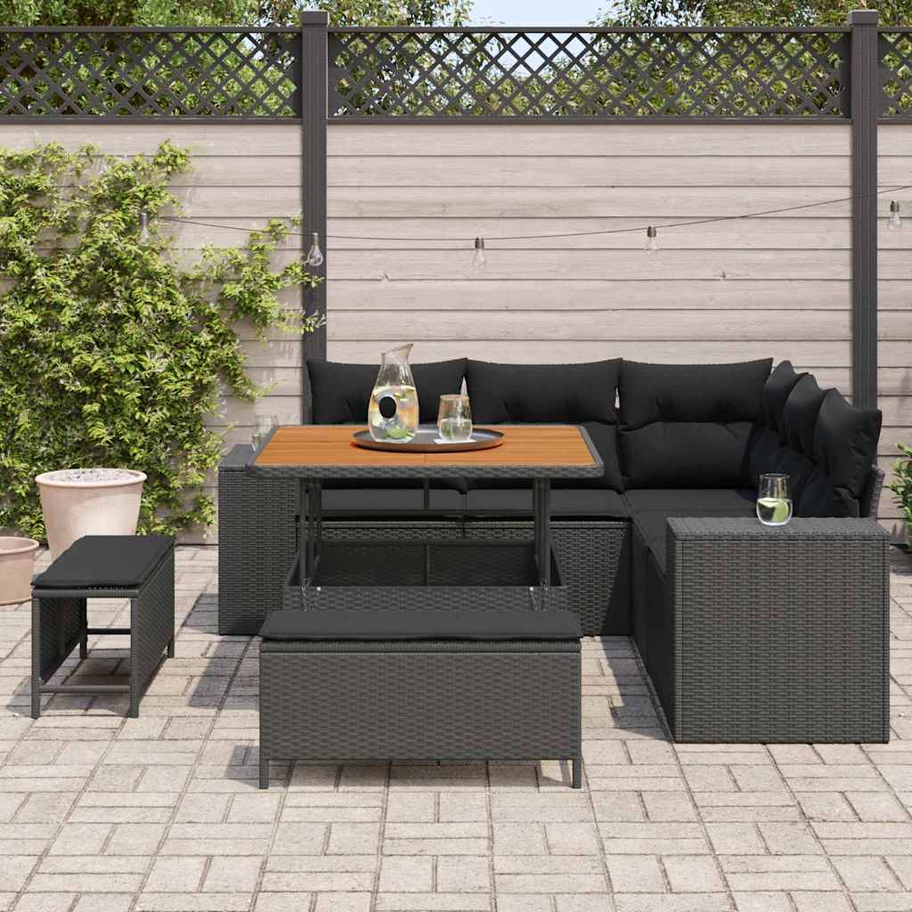 Tuin Sofa Set 8 Pcs Poly Rattan