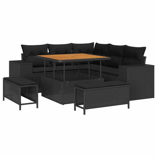 Tuin Sofa Set 8 Pcs Poly Rattan