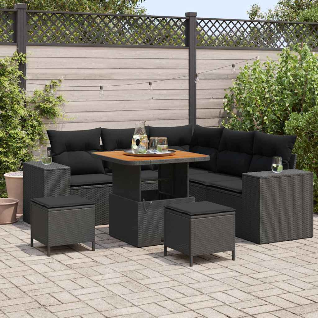 Tuin Sofa Set 8 Pcs Poly Rattan