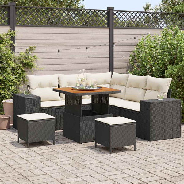 Tuin Sofa Set 8 Pcs Poly Rattan