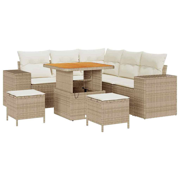 Tuin Sofa Set 8 Pcs Poly Rattan