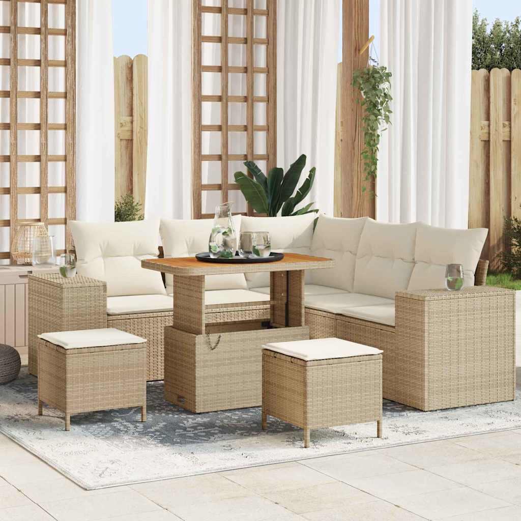 Tuin Sofa Set 8 Pcs Poly Rattan
