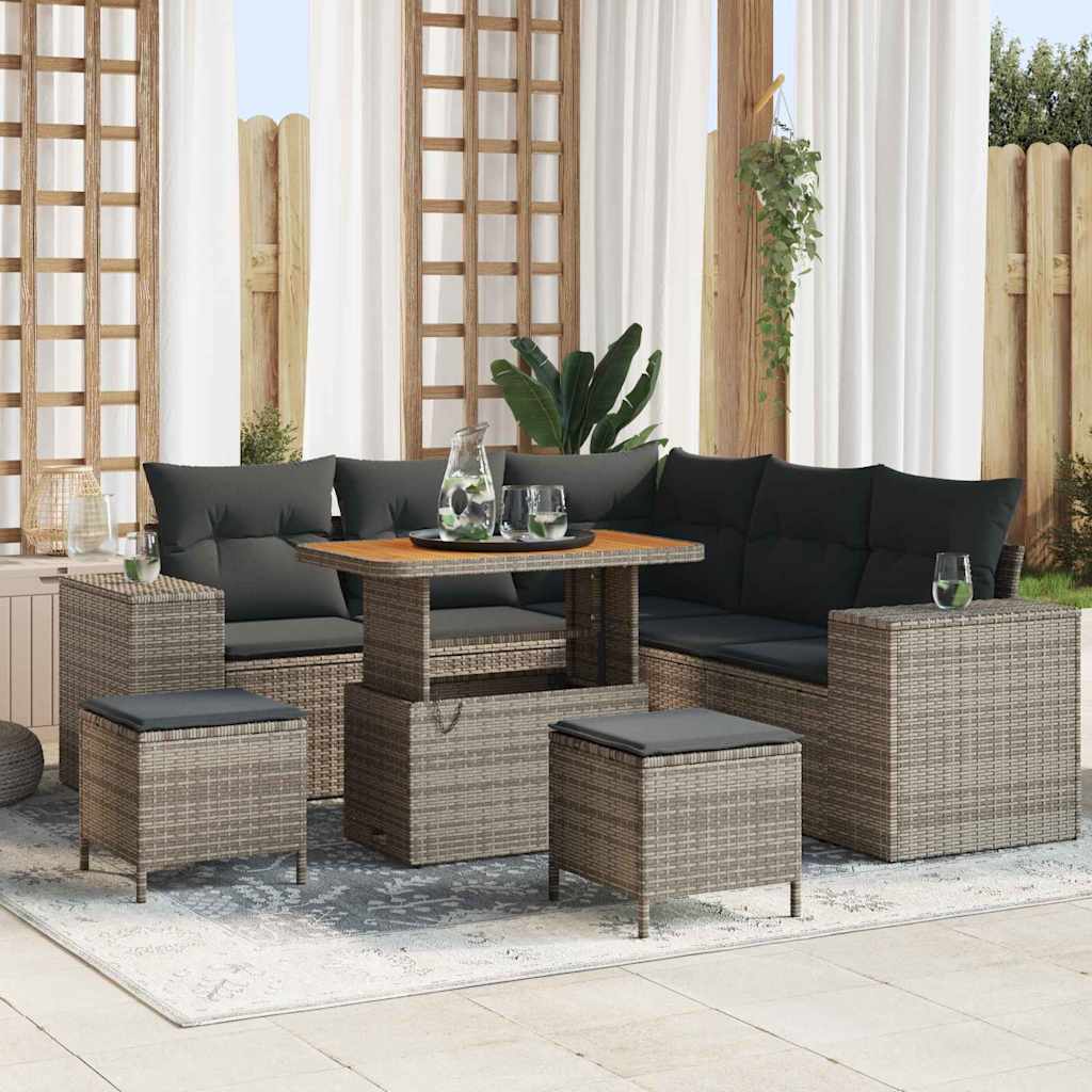 Tuin Sofa Set 8 Pcs Poly Rattan