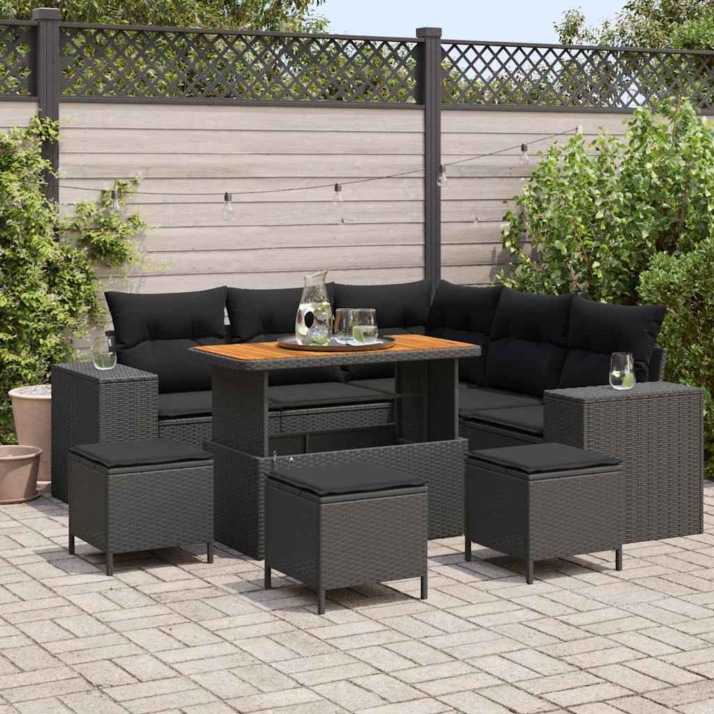 Tuin Sofa Set 8 Pcs Poly Rattan