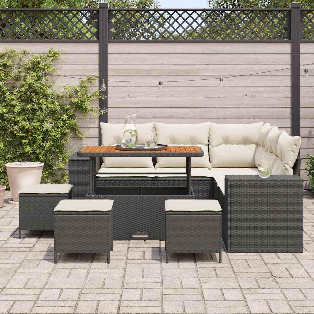 Tuin Sofa Set 8 Pcs Poly Rattan