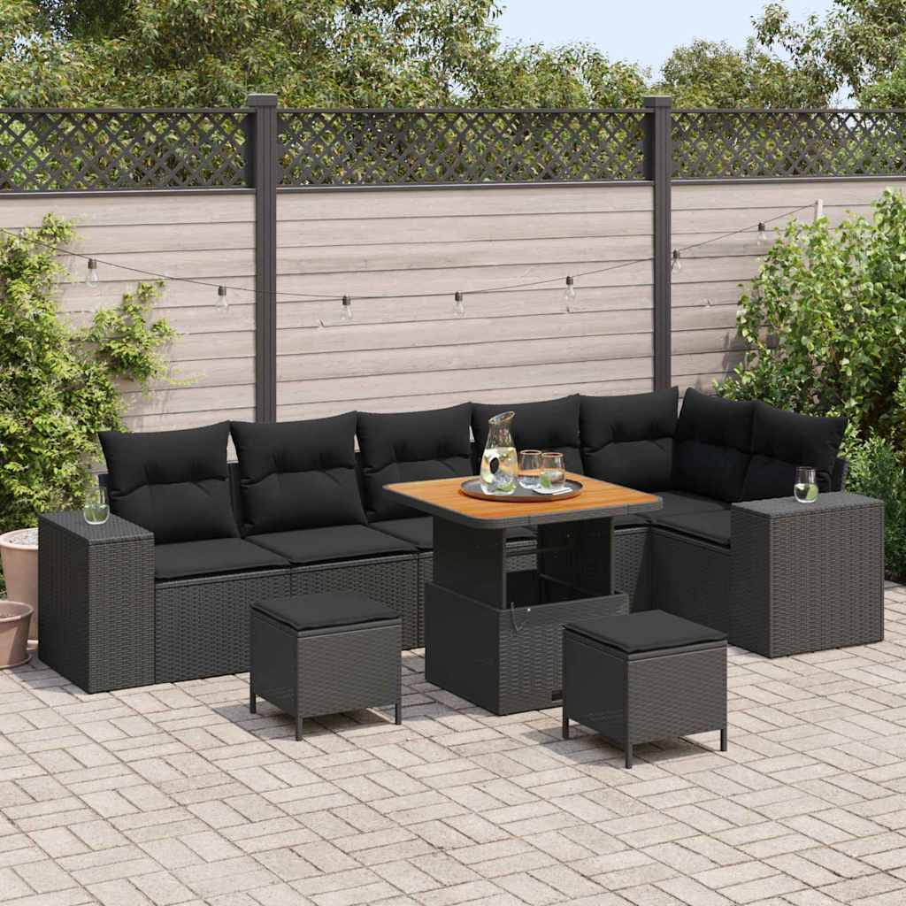 Tuin Sofa Set 9 Pcs Poly Rattan