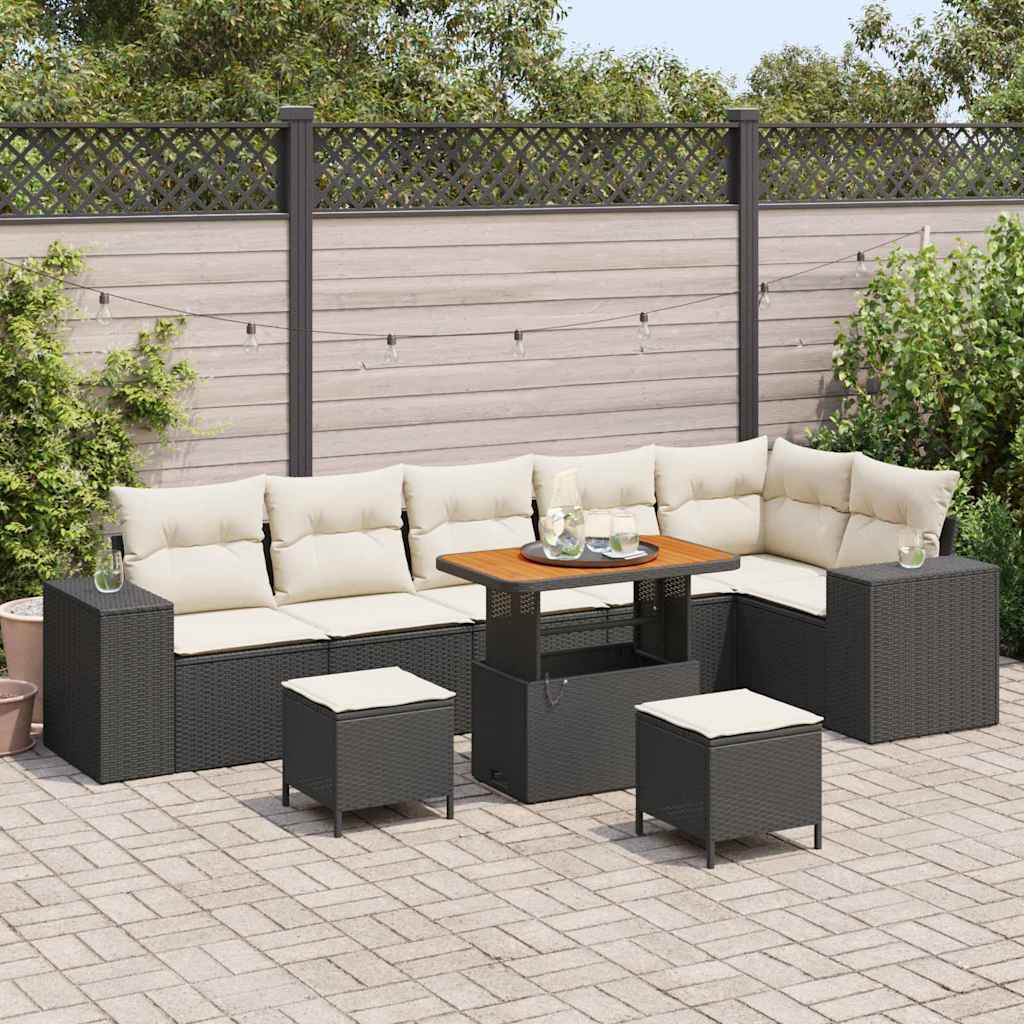 Tuin Sofa Set 9 Pcs Poly Rattan