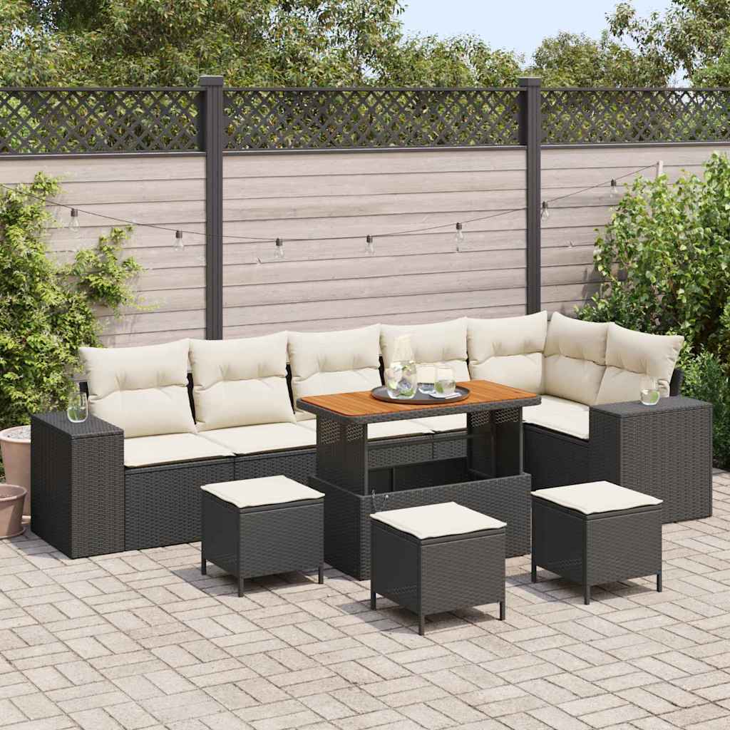 Tuin Sofa Set 9 Pcs Poly Rattan
