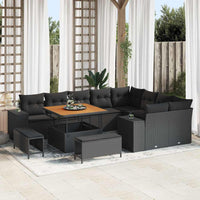 Tuin Sofa Set 12 Pcs Poly Rattan