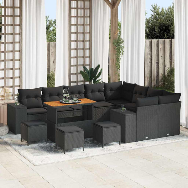 Tuin Sofa Set 12 Pcs Poly Rattan