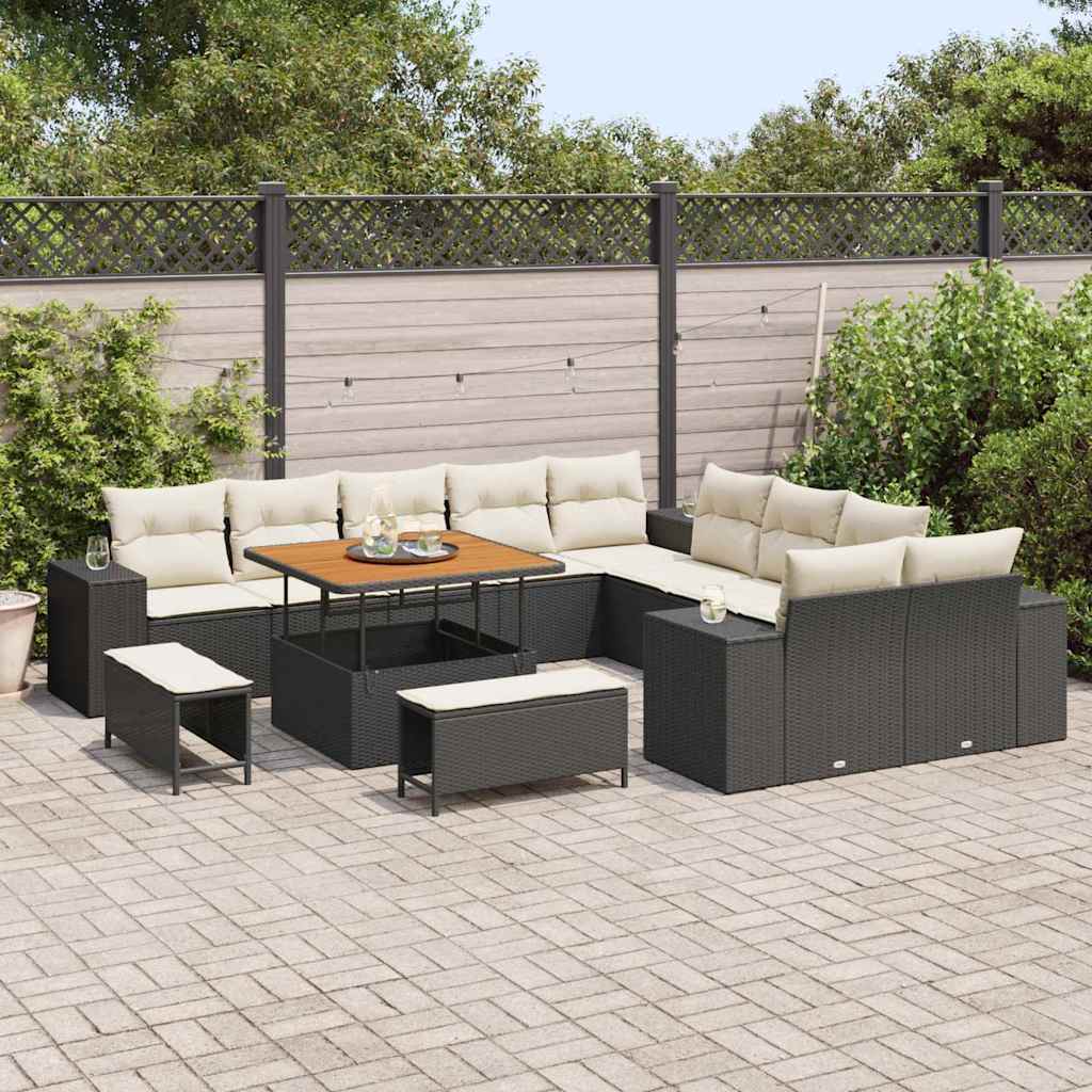 Tuin Sofa Set 13 Pcs Poly Rattan