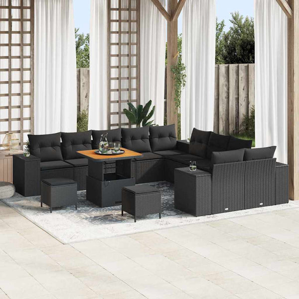 Tuin Sofa Set 13 Pcs Poly Rattan
