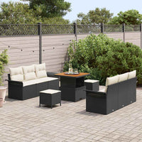 Tuin Sofa Set 9 Pcs Poly Rattan