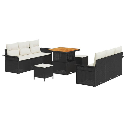Tuin Sofa Set 9 Pcs Poly Rattan