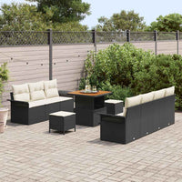 Tuin Sofa Set 10 Pcs Poly Rattan