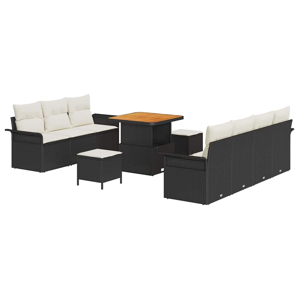 Tuin Sofa Set 10 Pcs Poly Rattan