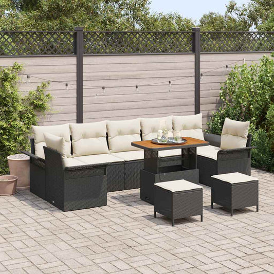 Tuin Sofa Set 10 Pcs Poly Rattan