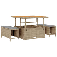Tuin Sofa Set 9 Pcs Poly Rattan