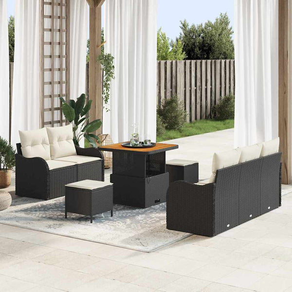 Tuin Sofa Set 8 Pcs Poly Rattan