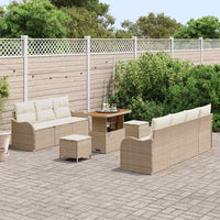 Tuin Sofa Set 10 Pcs Poly Rattan