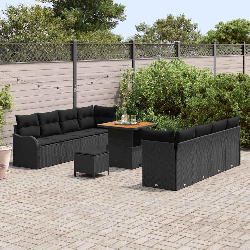 Tuin Sofa Set 11 Pcs Poly Rattan