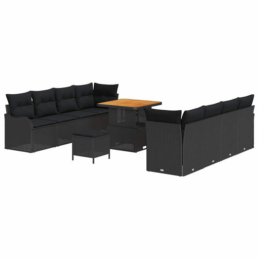 Tuin Sofa Set 11 Pcs Poly Rattan