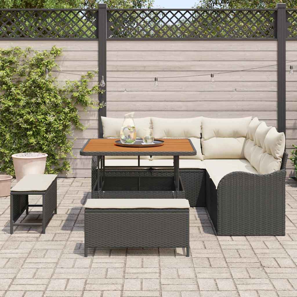 Tuin Sofa Set 8 Pcs Poly Rattan
