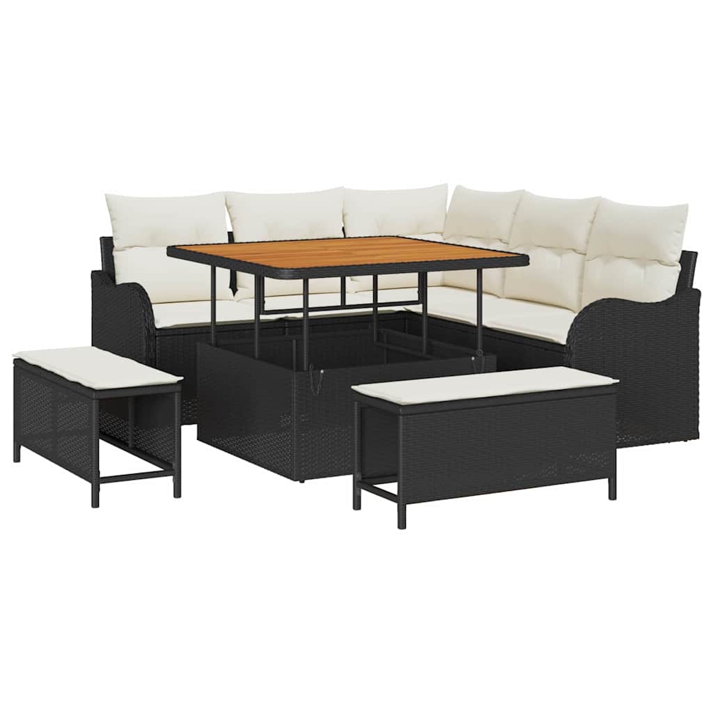 Tuin Sofa Set 8 Pcs Poly Rattan
