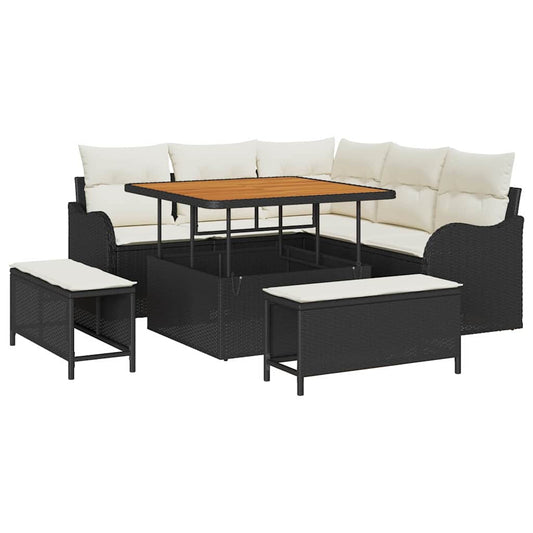 Tuin Sofa Set 8 Pcs Poly Rattan