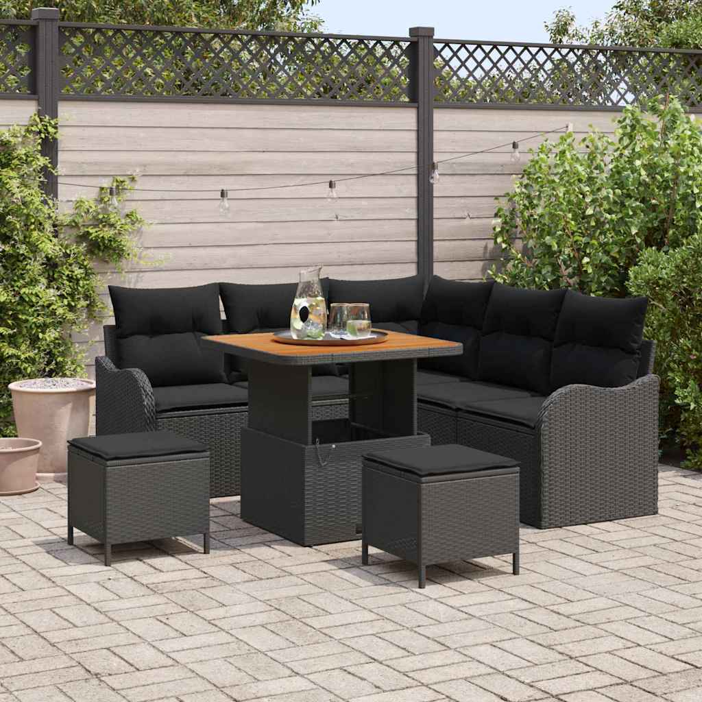 Tuin Sofa Set 8 Pcs Poly Rattan