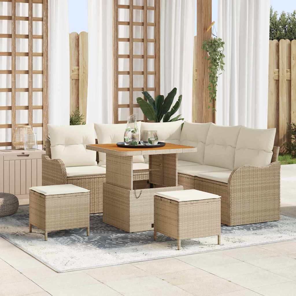 Tuin Sofa Set 8 Pcs Poly Rattan