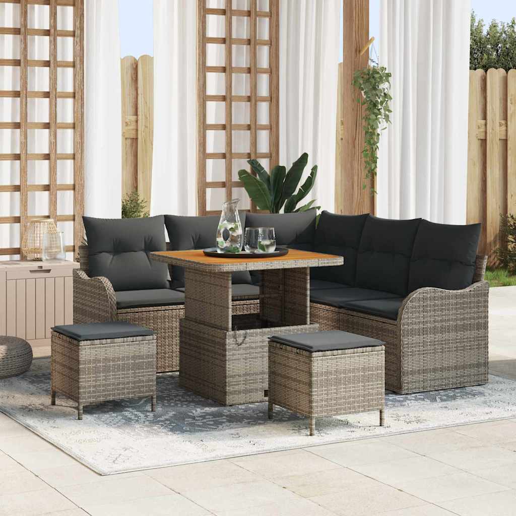 Tuin Sofa Set 8 Pcs Poly Rattan