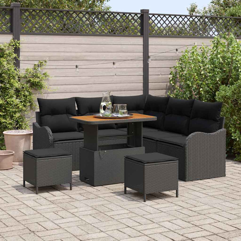 Tuin Sofa Set 8 Pcs Poly Rattan