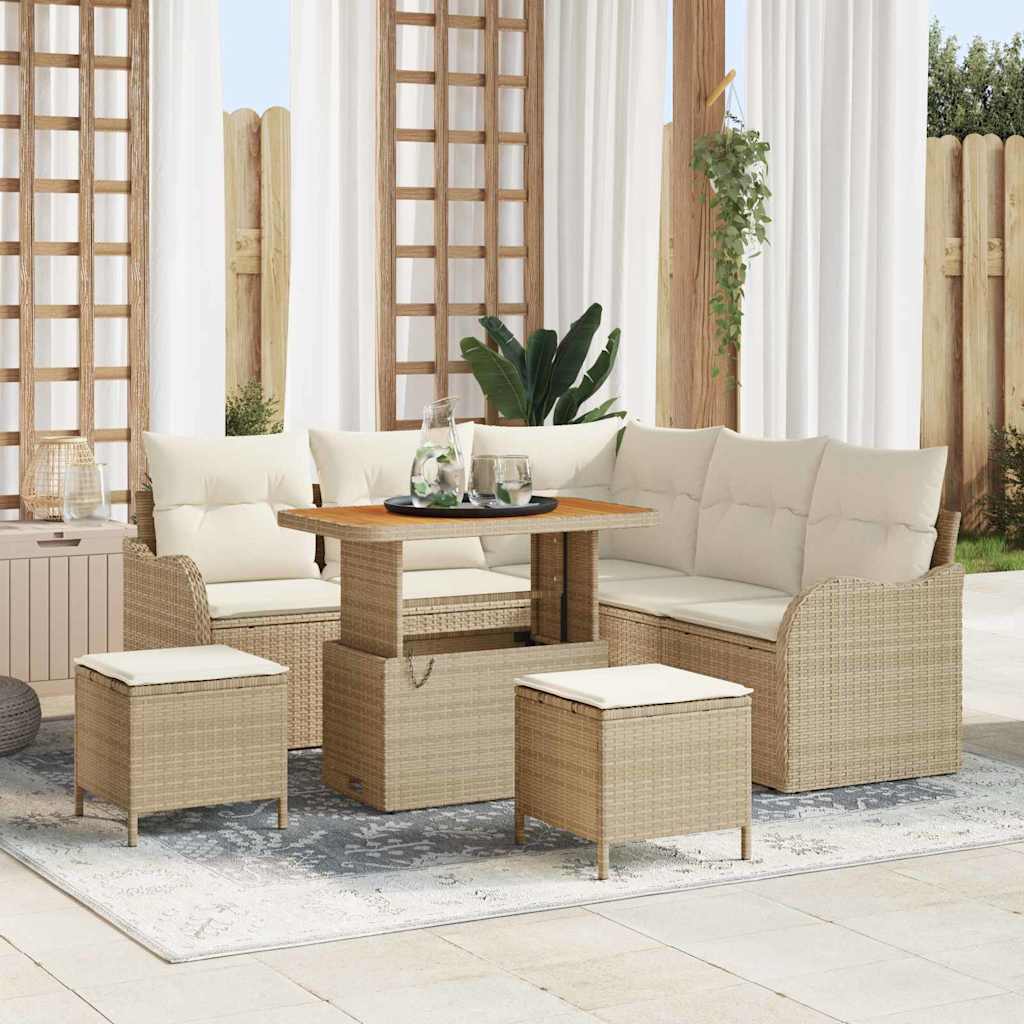 Tuin Sofa Set 8 Pcs Poly Rattan