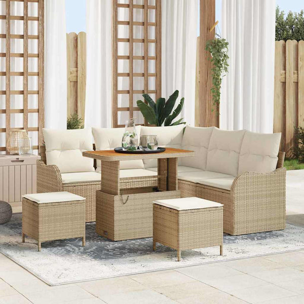 Tuin Sofa Set 8 Pcs Poly Rattan