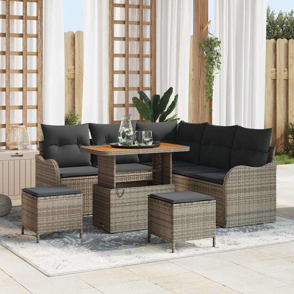 Tuin Sofa Set 8 Pcs Poly Rattan