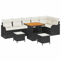 Tuin Sofa Set 9 Pcs Poly Rattan