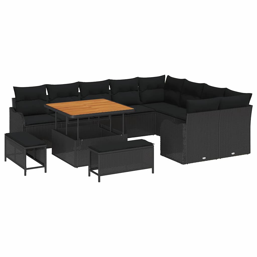 Tuin Sofa Set 12 Pcs Poly Rattan