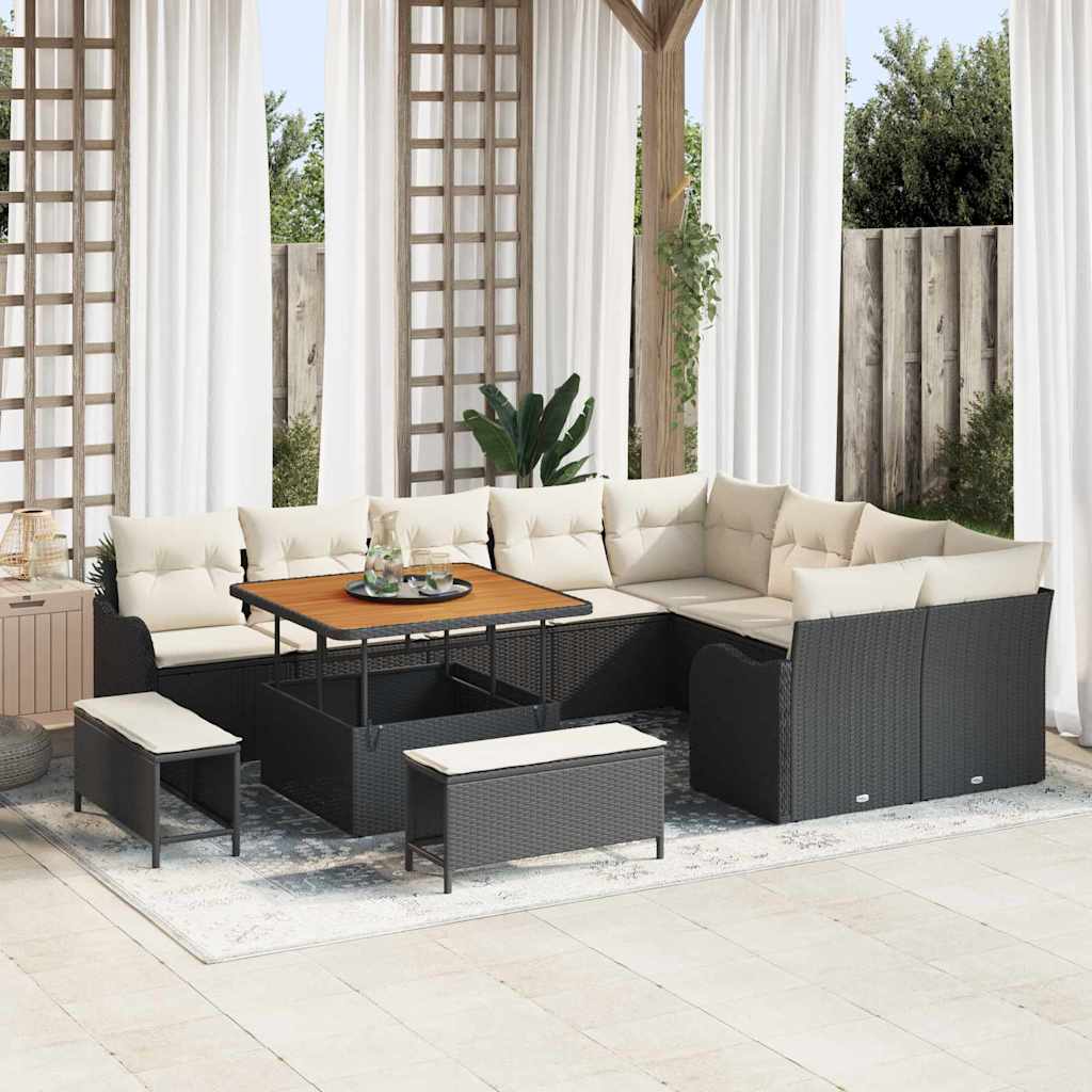 Tuin Sofa Set 12 Pcs Poly Rattan