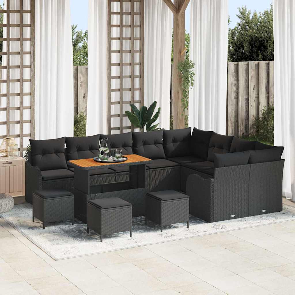 Tuin Sofa Set 12 Pcs Poly Rattan