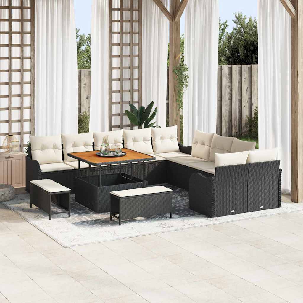 Tuin Sofa Set 13 Pcs Poly Rattan